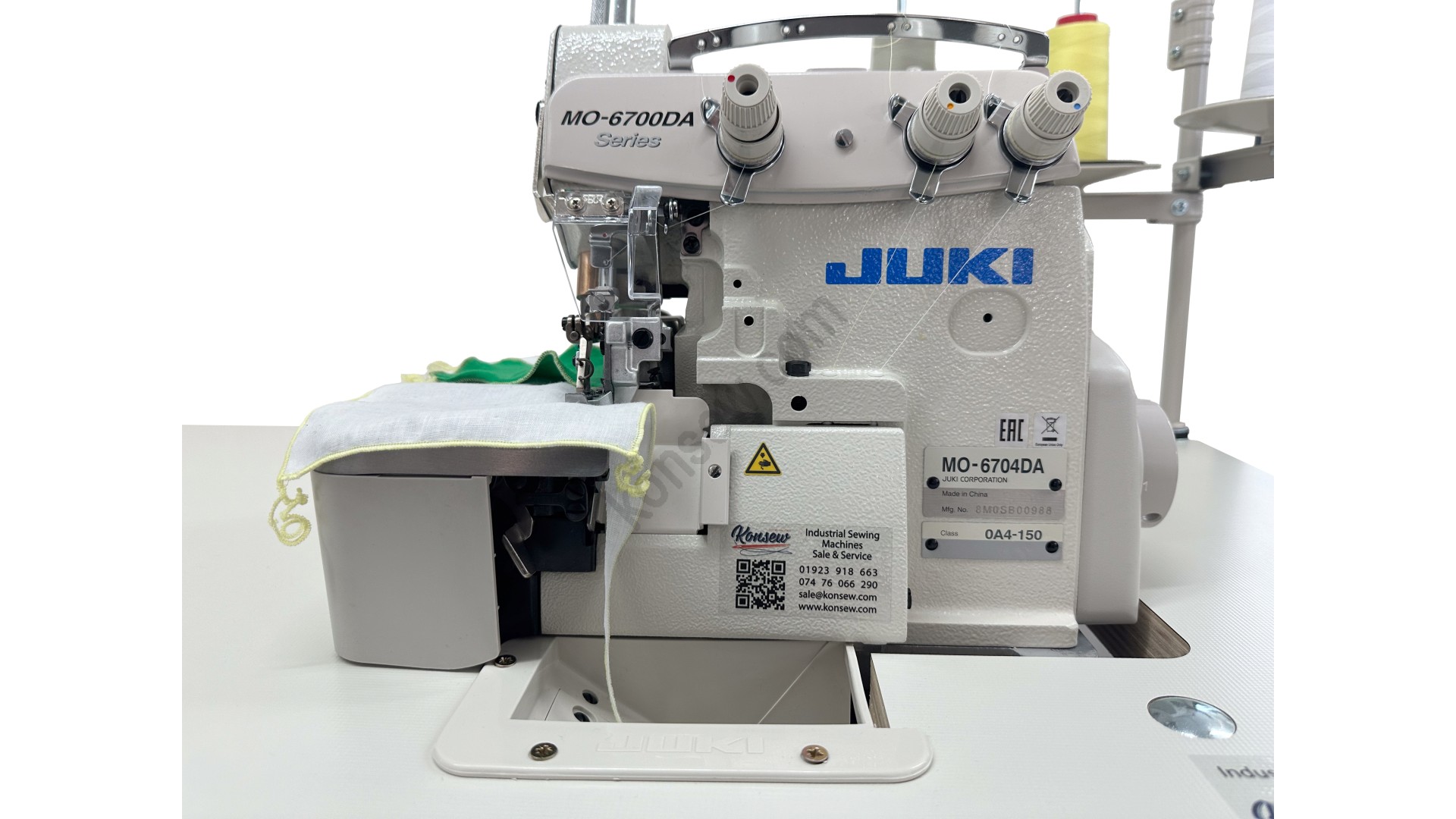 Buy JUKI MO6704 3 thread roll hem premium industrial overlock machine